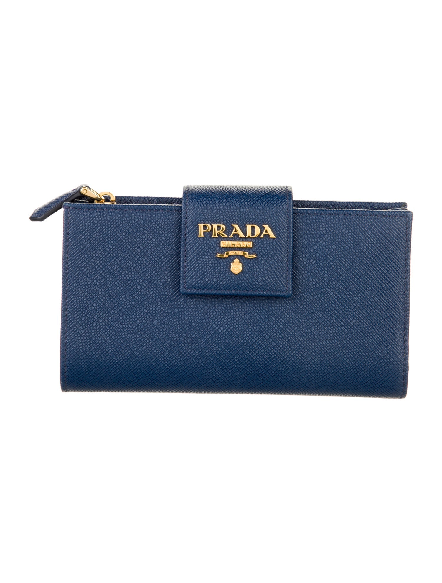 Prada Saffiano Lux Leather French Purse